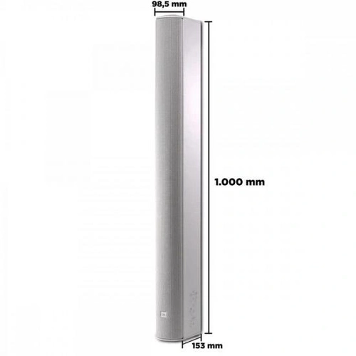 Caixa Acústica Passiva Line Array Vertical Jbl Cbt100la1 325w Branca