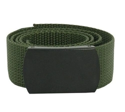 Cinto Verde de Nylon C/Fivela Preta Padrão EB (1,20m)