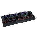 Teclado Mecânico Gamer T-Dagger Destroyer LED Rainbow Anti-Ghosting Switch Vermelho Preto - T-TGK305-RD