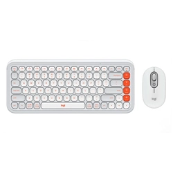 Kit Teclado e Mouse Logitech Pop Icon Sem Fio - 920-013057