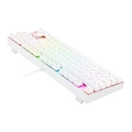 Teclado Magnetico Gamer Kumara Pro, RGB, Branco, Switch Marrom - K552W-RGB-PRO