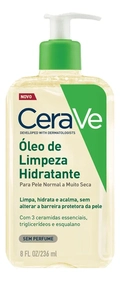 Óleo de Limpeza Hidratante Para Pele Normal E Muito Seca 236 ml CeraVe