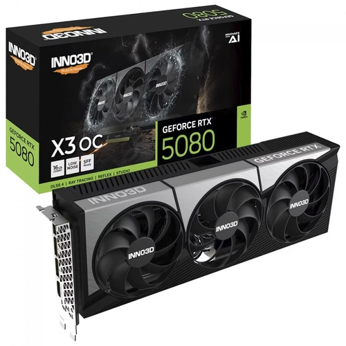 Placa de Vídeo 16GB RTX5080 INNO3D X3 OC - N50803-16D7X-17603930