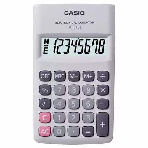 Calculadora de Bolso Casio 8 Digito Branco - Hl-815l-we