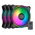 Kit 3 Fan/cooler Gab 120MM Cooler Master Halo RGB Preto - MFL-B2DN-183PA-R1