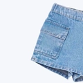 Short Saia Jeans Hering Feminino