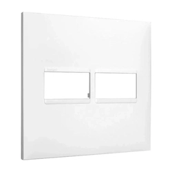 Placa 1+1 Posto 4x4 Branca 618511bc