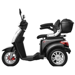 Triciclo Elétrico Eko-10 Preto Autopropelido 1000W Ré Alarme Bagageiro- Duos Bike