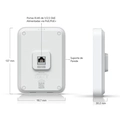 Access Point Ubiquiti Unifi U7-iw Wi-fi 7 Sem Fonte - U7-iw