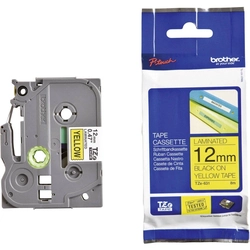 Fita Brother Preto/amarelo Para Rotuladores Tze631