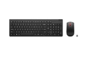 Kit teclado e mouse sem fio Essential, preto, Lenovo ABNT2, 4X31N50713