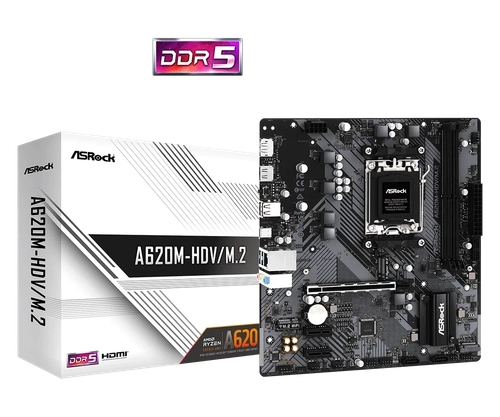Placa Mãe Asrock AM5 Ddr5 A620m-hdv