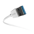 Cabo Usb a 3.0 Macho P/ Usb Tipo-c - Branco - 3 Metros Pcyes - Pucap3-3b