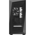 Gabinete Cooler Master Cmp 320l Micro-atx Lateral de Vidro Preto    Cp320-kgnn-s03