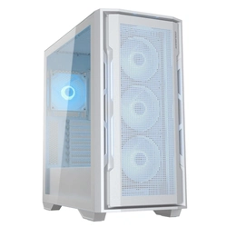 Gabinete Gamer Cougar, Uniface, RGB, Lateral de Vidro, MID-Tower, 4x Fans, Black - 385C780.0001