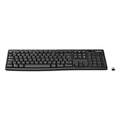 Teclado Logitech K270 Preto Sem Fio - 920-004427-C