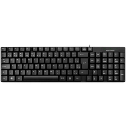 Teclado Básico Slim Laser Usb Preto Tc193