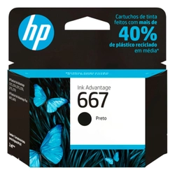 Cartucho De Tinta Hp 667 Preto 3ym79ab