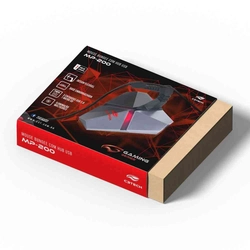 Mouse Bungee C3tech C/ Led Usb 2.0 Hub Leit Microsd Mb-200si