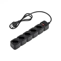Protetor Eletronico C/ 5 Tomadas Epe 205 + Preto 4824203