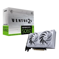 Placa de Vídeo MSI GeForce RTX 5060 Ventus 2X OC White, 8GB GDDR7, 912-V537-018