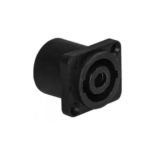 Speakon Femea Preto 4 Vias Quadrado Importado