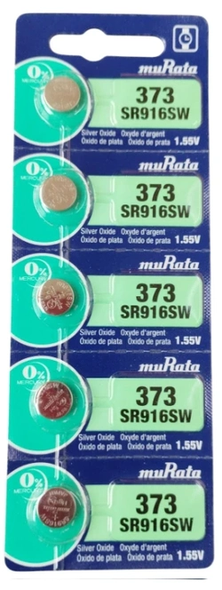 373 = 916 = 539 Murata - 1,55V cartela c/5un.