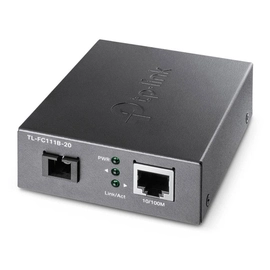 Conversor de Mídia Wdm de 10/100 Mbps Tl-fc111b-20 Smb