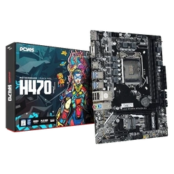 Placa mãe LGA 1200 H470 Pcyes Ddr4