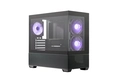 Gabinete Cooler Master Elite 490 Micro-atx Vidro Panoramico 3 Fans Argb Preto    E490-khnn-s00