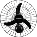 Ventilador De Parede Ventisol Oscilante 60cm Aço Preto Bivolt