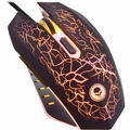 Mouse Gamer Bright Preto Light Com Fio Usb 2400 Dpi - 0447