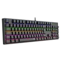 Teclado Mecânico T-dagger Rebel Rainbow Dust-proof Brown - T-tgk328-br Preto