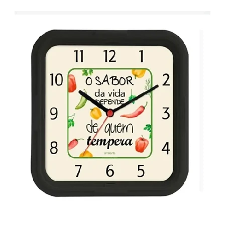 Relógio de Parede Quartz Ambiente 119086