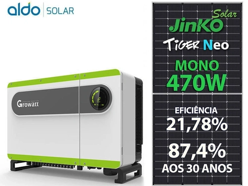 Gf 169,2kwp Jinko Tiger Neo Mono 470w Max 75kw 7mppt Trif 380v