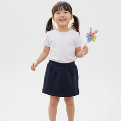 Shorts Saia De Malha By Gus Feminino - Azul Marinho