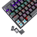 Teclado Gamer Mecânico T-Dagger Corvette Switch Blue Rainbow - T-TGK302-BL