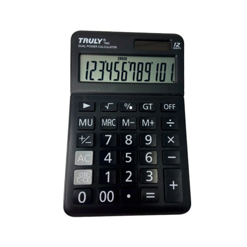 Calculadora De Mesa Truly 12 Dígitos - T882
