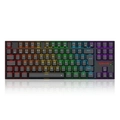 Teclado Mecânico Gamer Redragon Kumara Elite RGB Wireless Preto - K552-krs Pt-brown