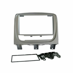 Moldura Fiamon 2 Din Fiat Strada/strada Adventure/palio Weekend/palio Weekend Adventure 2013 Prata