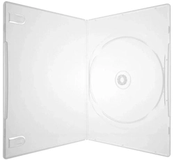 ESTOJO TRANSPARENTE SLIM PARA DVD - UNITARIO