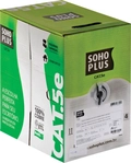Cabo Lan U/utp Cat.5e 24 Awg 4 Pares Cmx Caixa C/ 305 Metros Preto 100% Cobre 23200100