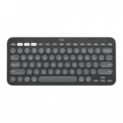 Teclado Logitech Pebble Keys 2 K380 Grafite Claro 920-011789