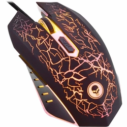 Mouse Gamer Bright Preto Light Com Fio Usb 2400 Dpi - 0447