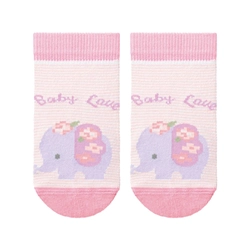 Meia Bebê Estampada Divertida Leke - Feminina