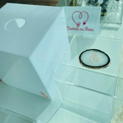 Caixa Seringas da Semana Ágata Natural - Logo inicial ou desenho