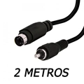 CABO SUPER VIDEO X 1RCA 2MT ( MINI DIN 4 ) NIQ