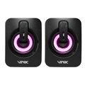 Caixa de Som Gamer Vinik Galaxy 6w 2.0 Led Rainbow - Vspkg6wgl