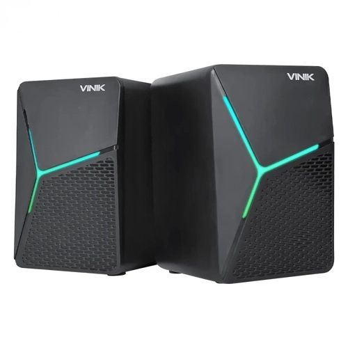 Caixa de Som Gamer Vinik Star 6w 2.0 Led Rainbow - Vspkg6wst