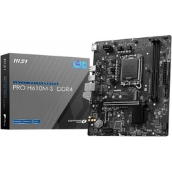 Placa Mãe MSI PRO H610M-S DDR4, Socket LGA 1700, Chipset Intel H610, Micro-ATX, 911-7E44-013